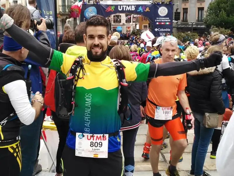 Loren Aguado participa a l'Ultratrail del Montblanc 2017