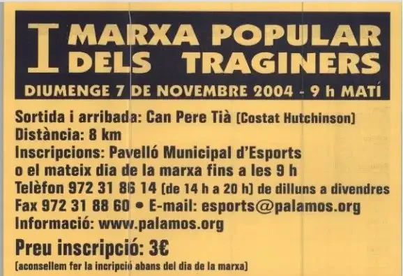 1a Marxa dels Traginers 2004