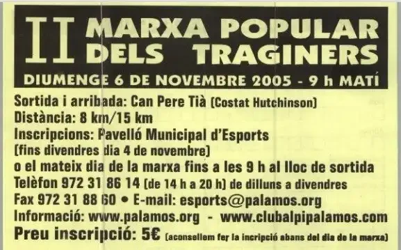 2a Marxa dels Traginers 2005