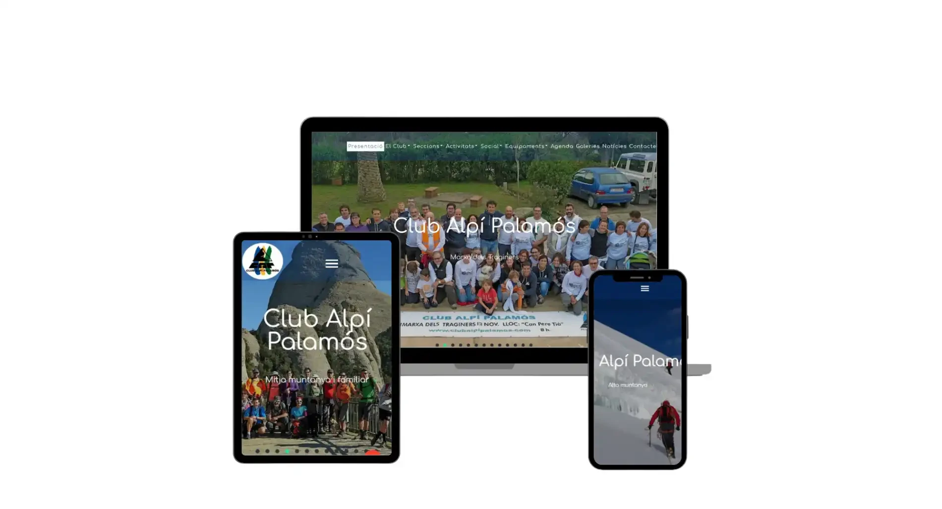 Nou web Club Alpí Palamós 2024